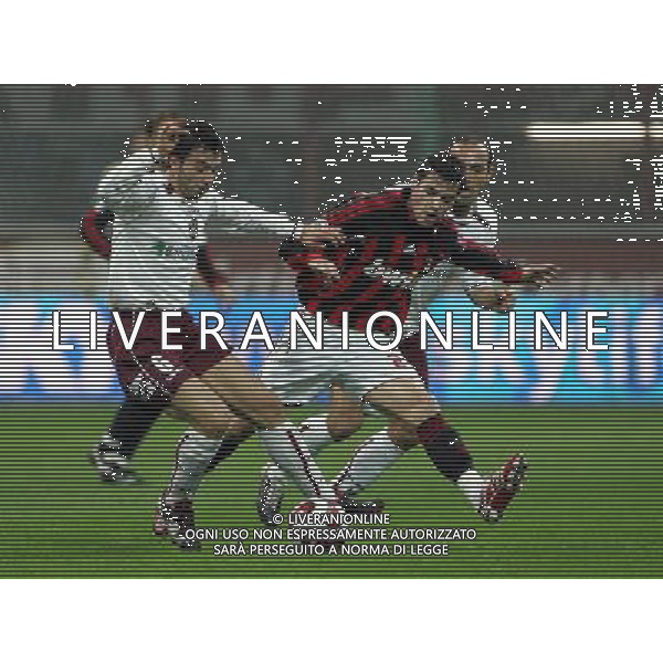 MILAN-AREZZO COPPA ITALIA TIM 11/01/2007 NELLA FOTO gourkuff e bricca FOTO LUZZANI MARCO-AGENZIA ALDO LIVERANI