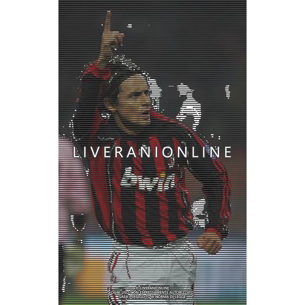 Milano 11/01/2007 coppa italia tim 2006/07 milan-arezzo 2:0 nella foto esultanza inzaghi filippo ph marco luzzani/ag aldo liverani s.a.s.