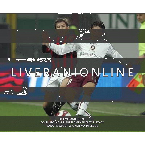 Milano 11/01/2007 coppa italia tim 2006/07 milan-arezzo 2:0 nella foto grimi e croce ph marco luzzani/ag aldo liverani s.a.s.
