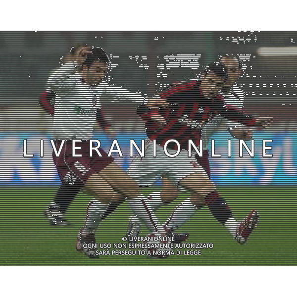Milano 11/01/2007 coppa italia tim 2006/07 milan-arezzo 2:0 nella foto gourcouff e bricca ph marco luzzani/ag aldo liverani s.a.s.