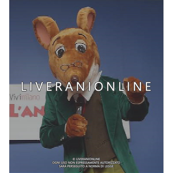 MILANO 13 GENNAIO 2007 SALA BUZZATI CORRIERE DELLA SERA GERONIMO STILTON PRESENTA AI SUOI FANS IL SUO MUSICAL PH FRANKY-AG ALDO LIVERANI