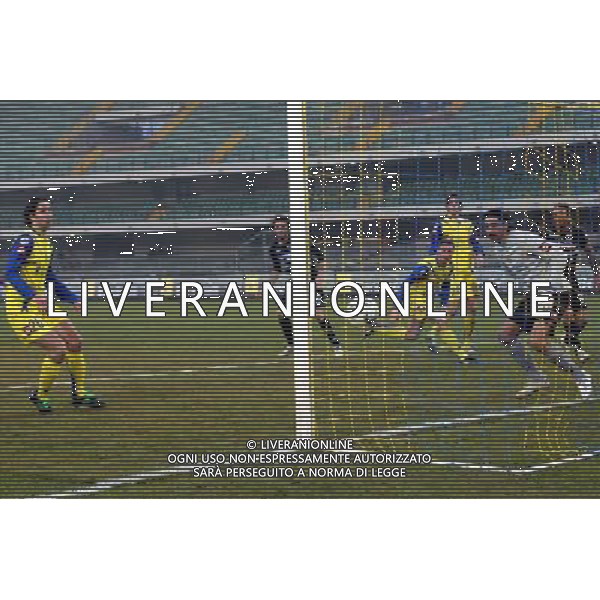 Chievo - Sampdoria Coppa Italia Tim Cup 17/01/2006 nella foto il gol di gennaro delvecchio ph garbuio/ag. aldo liverani