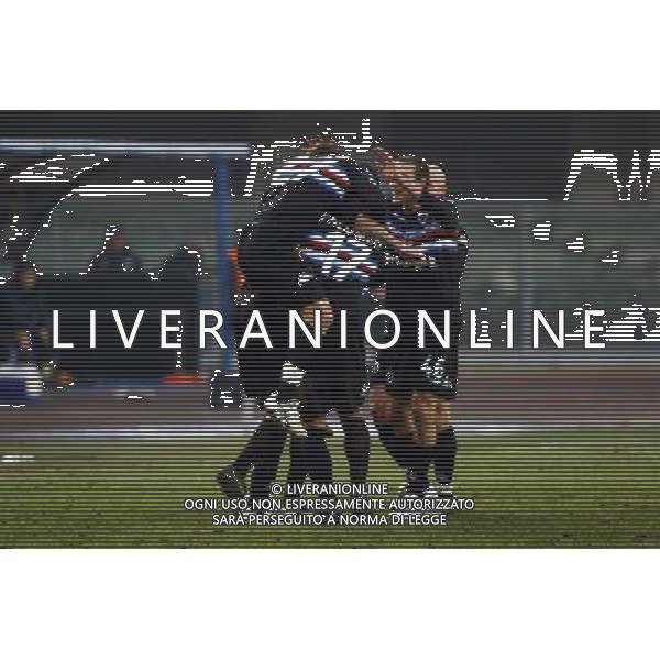 Chievo - Sampdoria Coppa Italia Tim Cup 17/01/2006 nella foto esultanza dopo il gol di gennaro del vecchio ph garbuio/ag. aldo liverani
