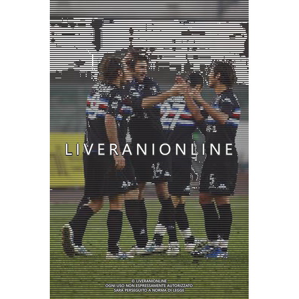Chievo - Sampdoria Coppa Italia Tim Cup 17/01/2006 nella foto esultanza dopo il gol di gennaro del vecchio ph garbuio/ag. aldo liverani