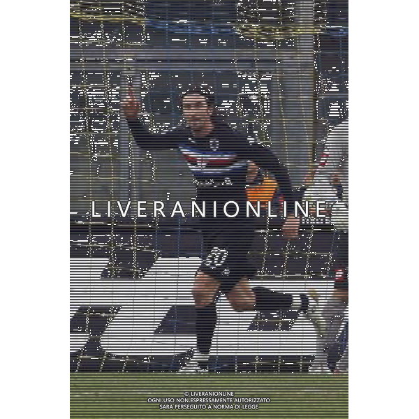 Chievo - Sampdoria Coppa Italia Tim Cup 17/01/2006 nella foto esultanza dopo il gol di emiliano bonazzoli ph garbuio/ag. aldo liverani