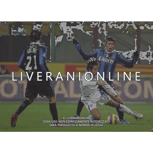 INTER-EMPOLI COPPA ITALIA TIM 17/01/2007 NELLA FOTO grosso, eder e solari FOTO LUZZANI-ALDO LIVERANI