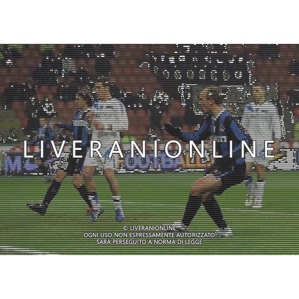 INTER-EMPOLI COPPA ITALIA TIM 17/01/2007 NELLA FOTO gol cambiasso FOTO LUZZANI-ALDO LIVERANI