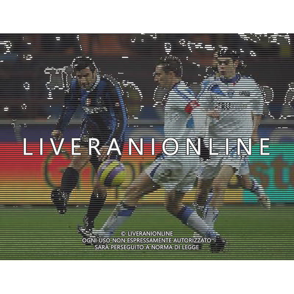 INTER-EMPOLI COPPA ITALIA TIM 17/01/2007 NELLA FOTO figo, ficini e buzzegoli FOTO LUZZANI-ALDO LIVERANI