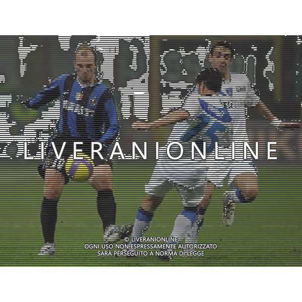 Milano 17/01/2007 coppa italia tim cup 2006/07 inter-empoli 2:0 nella foto cambiasso e vanigli ph marco luzzani/ag aldo liverani s.a.s.