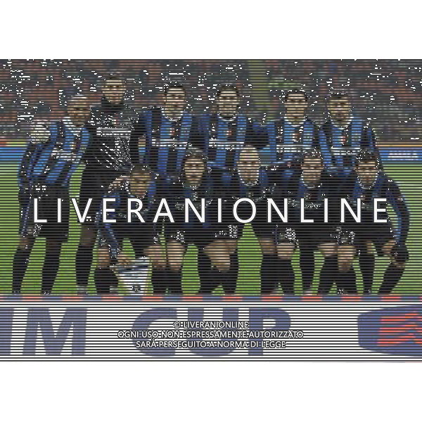 Milano 17/01/2007 coppa italia tim cup 2006/07 inter-empoli 2:0 nella foto formazione inter ph marco luzzani/ag aldo liverani s.a.s.