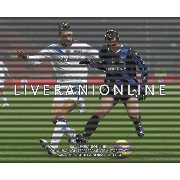 Milano 17/01/2007 coppa italia tim cup 2006/07 inter-empoli 2:0 nella foto gonzalez mariano e marzoratti ph marco luzzani/ag aldo liverani s.a.s.