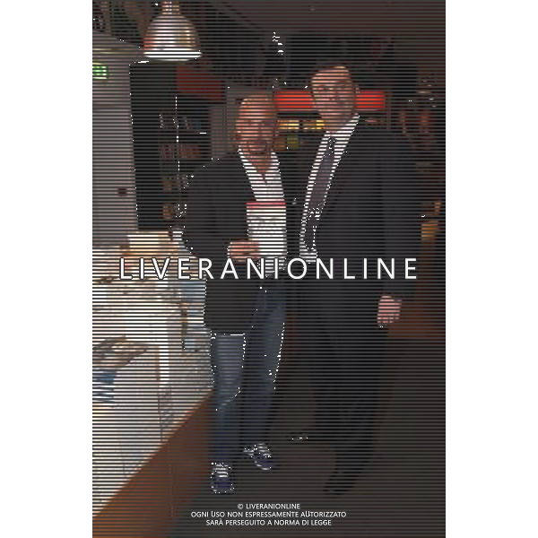 MILANO 22 GENNAIO 207 PRESENTAZIONE DEL LIBRO DI GIANLUCA VIALLI E GABRIELE MARCOTTI\' THE ITALIAN JOB\' NELLA FOTO:GIANLUCA VIALLI E GABRIELE MARCOTTI PH FRANKY-AG ALDO LIVERANI