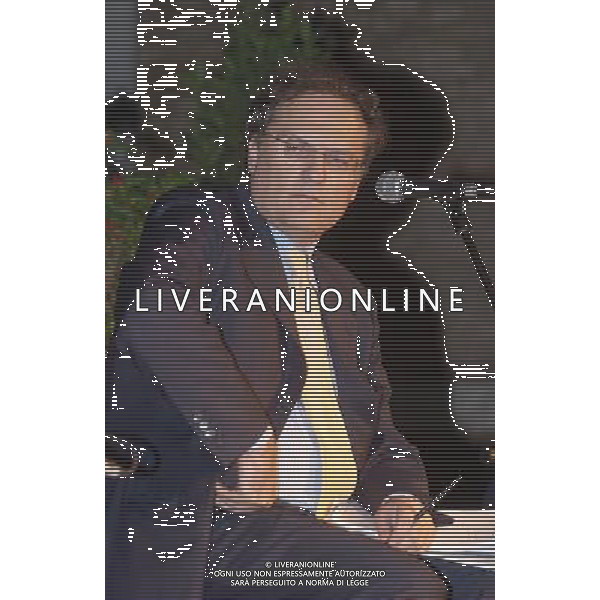 ROMA EX MATTATOIO 11-09-2003 FESTA DI LIBERAZIONE (Rifondazione Comunista) CONFRONTO FASSINO-BERTINOTTI NELLA FOTO: STEFANO FOLLI (Direttore Corriere della Sera)* FOTO ALDO LIVERANI