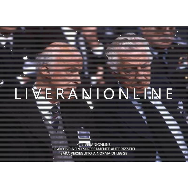 Leopoldo Pirelli (Industriale) con Gianni Agnelli nel 1988 ph archivio giovanni liverani/ag. aldo liverani