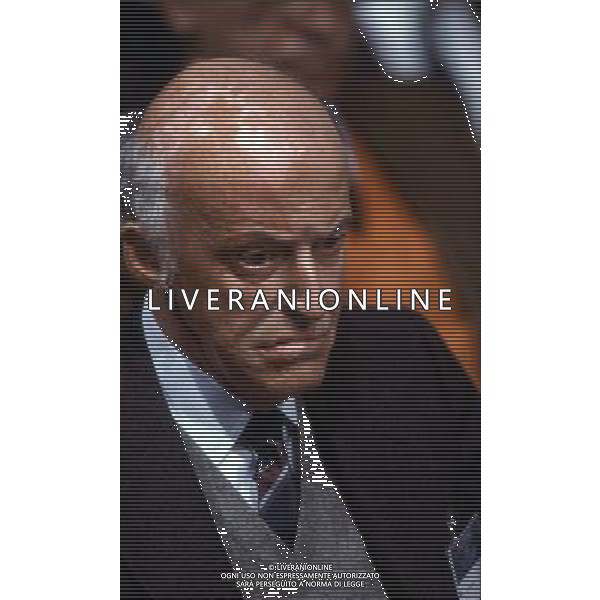 Leopoldo Pirelli (Industriale) nel 1984 ph archivio giovanni liverani/ag. aldo liverani