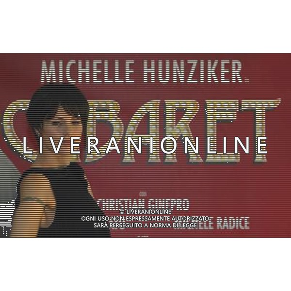 MILANO 24/1/2007 GRAN VISCONTI PALACE VIALE ISONZO PRESENTAZIONE DELOLO SPETTACOLO TEATRALE: -CABARET- NELLA FOTO MICHELLE HUNZIKER FOTO ROMANO/AG ALDO LIVERANI 