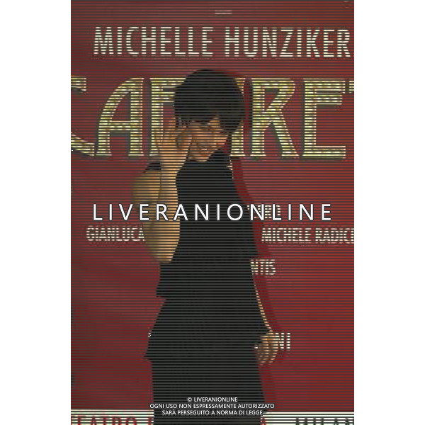 MILANO 24/1/2007 GRAN VISCONTI PALACE VIALE ISONZO PRESENTAZIONE DELOLO SPETTACOLO TEATRALE: -CABARET- NELLA FOTO MICHELLE HUNZIKER FOTO ROMANO/AG ALDO LIVERANI 