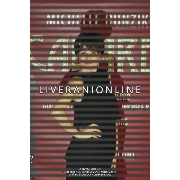 MILANO 24/1/2007 GRAN VISCONTI PALACE VIALE ISONZO PRESENTAZIONE DELOLO SPETTACOLO TEATRALE: -CABARET- NELLA FOTO MICHELLE HUNZIKER FOTO ROMANO/AG ALDO LIVERANI 