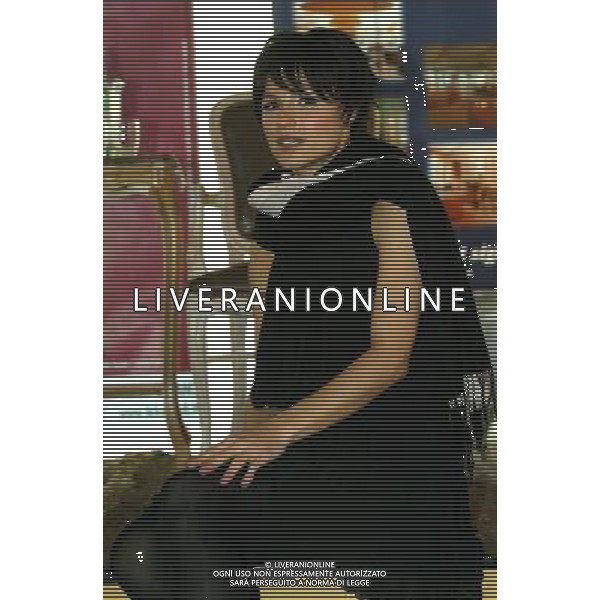 MILANO 24/1/2007 GRAN VISCONTI PALACE VIALE ISONZO PRESENTAZIONE DELOLO SPETTACOLO TEATRALE: -CABARET- NELLA FOTO MICHELLE HUNZIKER FOTO ROMANO/AG ALDO LIVERANI 