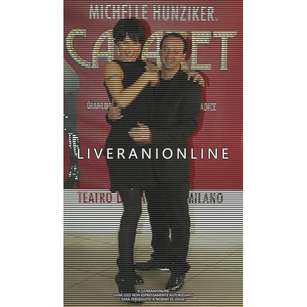MILANO 24/1/2007 GRAN VISCONTI PALACE VIALE ISONZO PRESENTAZIONE DELOLO SPETTACOLO TEATRALE: -CABARET- NELLA FOTO MICHELLE HUNZIKER FOTO ROMANO/AG ALDO LIVERANI 