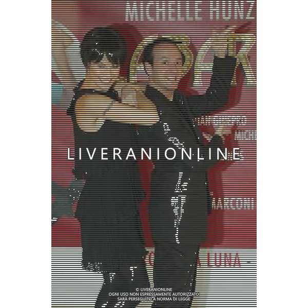 MILANO 24/1/2007 GRAN VISCONTI PALACE VIALE ISONZO PRESENTAZIONE DELOLO SPETTACOLO TEATRALE: -CABARET- NELLA FOTO MICHELLE HUNZIKER FOTO ROMANO/AG ALDO LIVERANI 