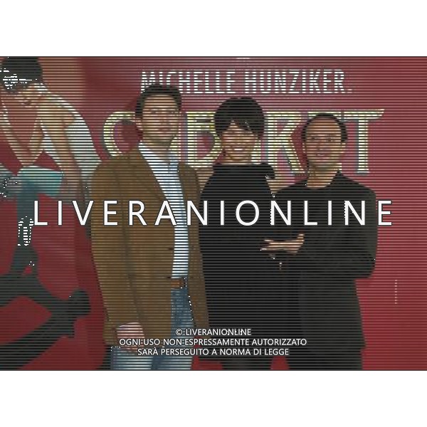 MILANO 24/1/2007 GRAN VISCONTI PALACE VIALE ISONZO PRESENTAZIONE DELOLO SPETTACOLO TEATRALE: -CABARET- NELLA FOTO MICHELLE HUNZIKER FOTO ROMANO/AG ALDO LIVERANI 