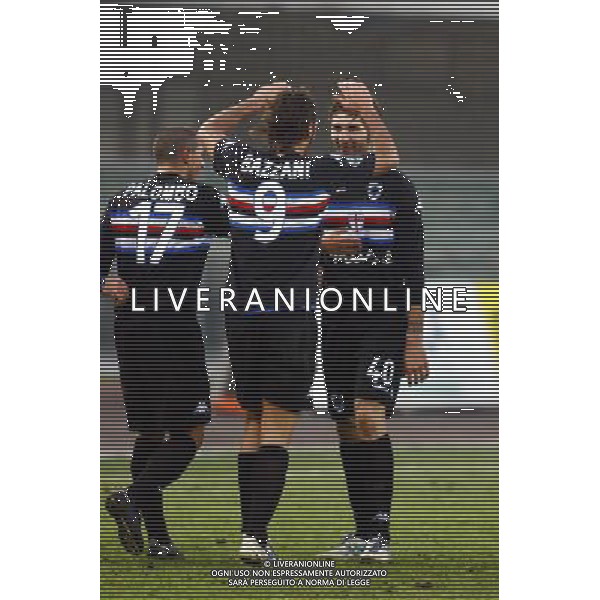 VERONA 17/01/2007 SERIE A TIM CUP CHIEVO-SAMPDORIA NELLA FOTO:DEL VECCHIO GENNARO E BAZZANI FABIO FOTO PAOLA GARBUIO/AG.ALDO LIVERANI