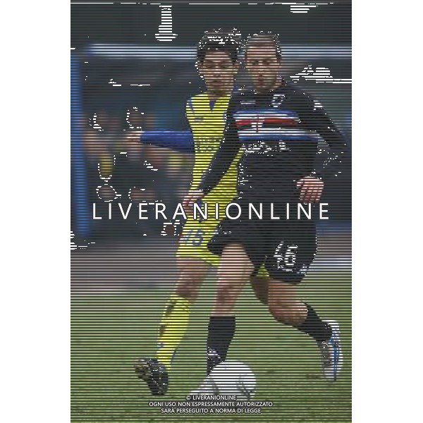 VERONA 17/01/2007 SERIE A TIM CUP CHIEVO-SAMPDORIA NELLA FOTO:PIERI MIRKO E RODRIGO APAR. DA SILVA FOTO PAOLA GARBUIO/AG.ALDO LIVERANI