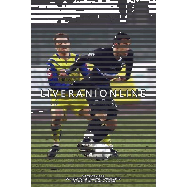 VERONA 17/01/2007 SERIE A TIM CUP CHIEVO-SAMPDORIA NELLA FOTO:QUAGLIARELLA FABIO E MARCOLINI MICHELE FOTO PAOLA GARBUIO/AG.ALDO LIVERANI