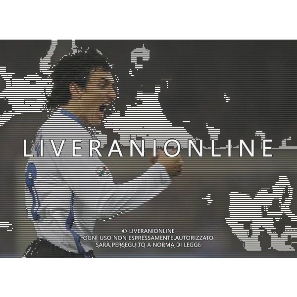 Genova 24/01-2007 coppa italia tim 2006/07 sampdoria-inter 3:0 nella foto esultanza burdisso dopo il secondo gol ph marco luzzani/ag aldo liverani s.a.s.