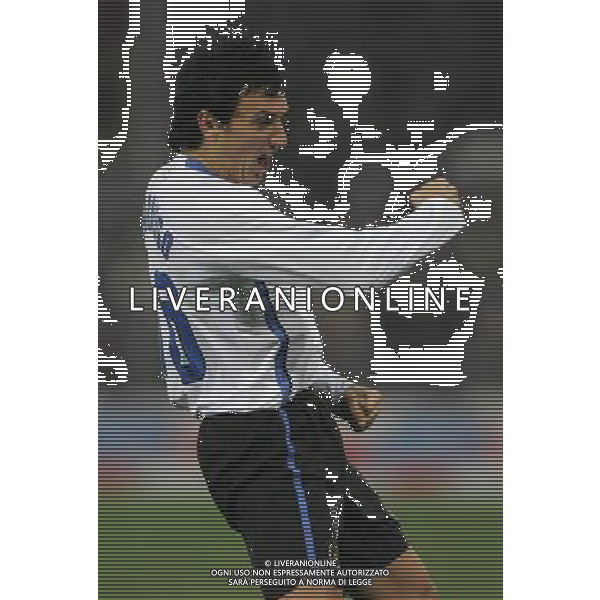 Genova 24/01-2007 coppa italia tim 2006/07 sampdoria-inter 3:0 nella foto esultanza burdisso dopo il secondo gol ph marco luzzani/ag aldo liverani s.a.s.