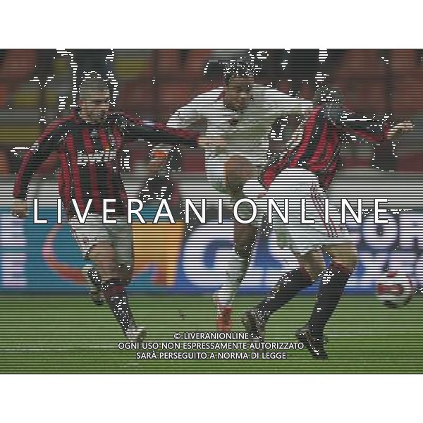 Milan - Roma Coppa Italia Tim Cup 25/01/2006 nella foto alessandro faiolhe amantino mancini con gennaro gattuso ph andry/ag. aldo liverani