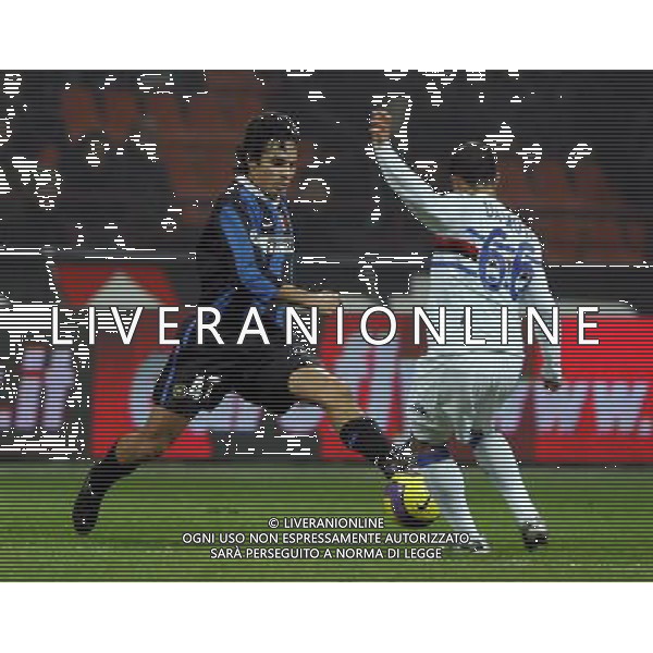 Inter - sampdoria semifinale coppa italia tim cup 01/02/2007 nella foto bolzoni e da mota ph luzzani/ag. aldo liverani