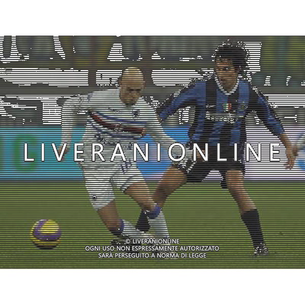 Inter - sampdoria semifinale coppa italia tim cup 01/02/2007 nella foto bolzoni e parola ph luzzani/ag. aldo liverani