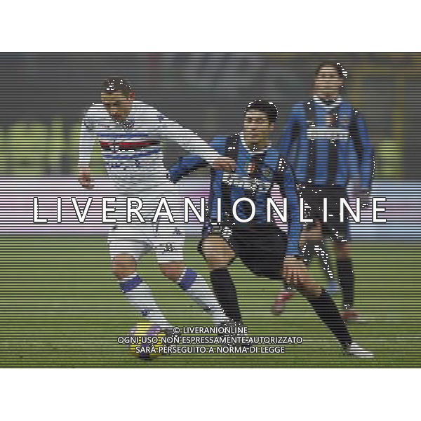 Milano 02/02/2007 coppa italia tim 2006/07 inter-sampdoria 0:0 nella foto palombo angelo e cruz julio ph marco luzzani/ag aldo liverani s.a.s.