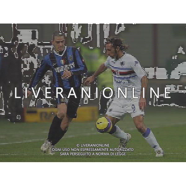 Milano 02/02/2007 coppa italia tim 2006/07 inter-sampdoria 0:0 nella foto bonucci leonardo e bazzani fabio ph marco luzzani/ag aldo liverani s.a.s.