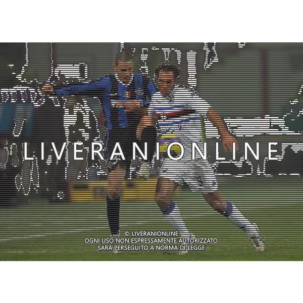 Milano 02/02/2007 coppa italia tim 2006/07 inter-sampdoria 0:0 nella foto bonucci leonardo e bazzani fabio ph marco luzzani/ag aldo liverani s.a.s.