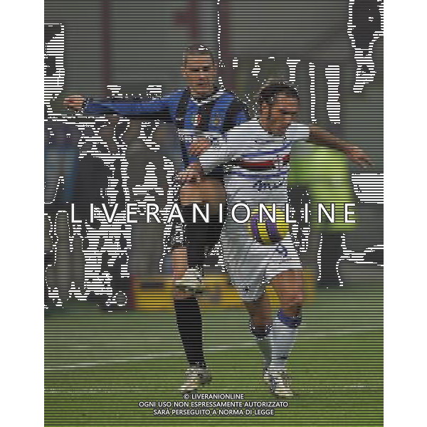 Milano 02/02/2007 coppa italia tim 2006/07 inter-sampdoria 0:0 nella foto bonucci leonardo e bazzani fabio ph marco luzzani/ag aldo liverani s.a.s.