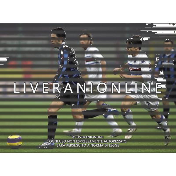 Milano 02/02/2007 coppa italia tim 2006/07 inter-sampdoria 0:0 nella foto grosso fabio e maggio christian ph marco luzzani/ag aldo liverani s.a.s.
