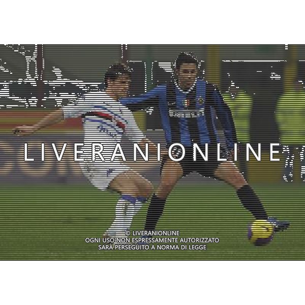 Milano 02/02/2007 coppa italia tim 2006/07 inter-sampdoria 0:0 nella foto grosso e maggio ph marco luzzani/ag aldo liverani s.a.s.