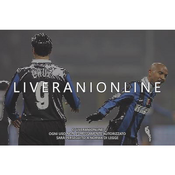 Milano 02/02/2007 coppa italia tim 2006/07 inter-sampdoria 0:0 nella foto cruz julio e dacourt olivier ph marco luzzani/ag aldo liverani s.a.s.