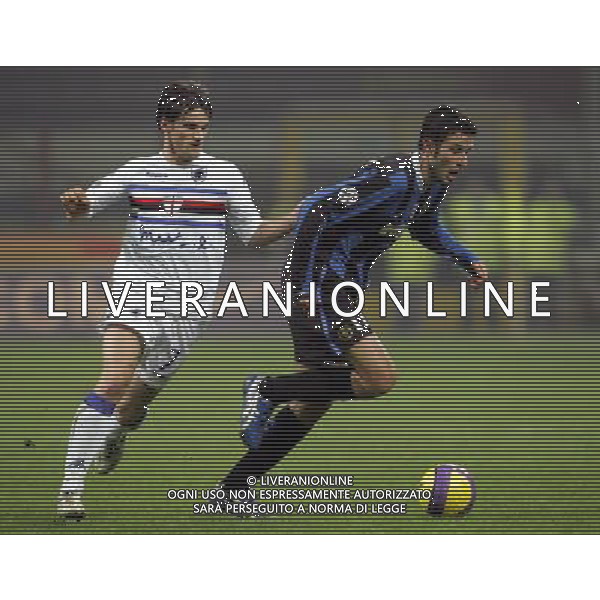 Milano 02/02/2007 coppa italia tim 2006/07 inter-sampdoria 0:0 nella foto grosso e maggio ph marco luzzani/ag aldo liverani s.a.s.