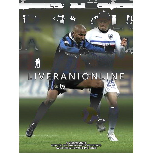 Milano 02/02/2007 coppa italia tim 2006/07 inter-sampdoria 0:0 nella foto dacourt olivier e ferrari gabriel enzo ph marco luzzani/ag aldo liverani s.a.s.