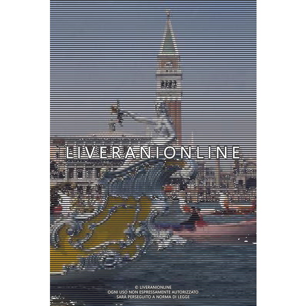 Venezia Citta\' Corteo Storico veduta del Campanile in Piazza San Marco ph archivio ag. aldo liverani