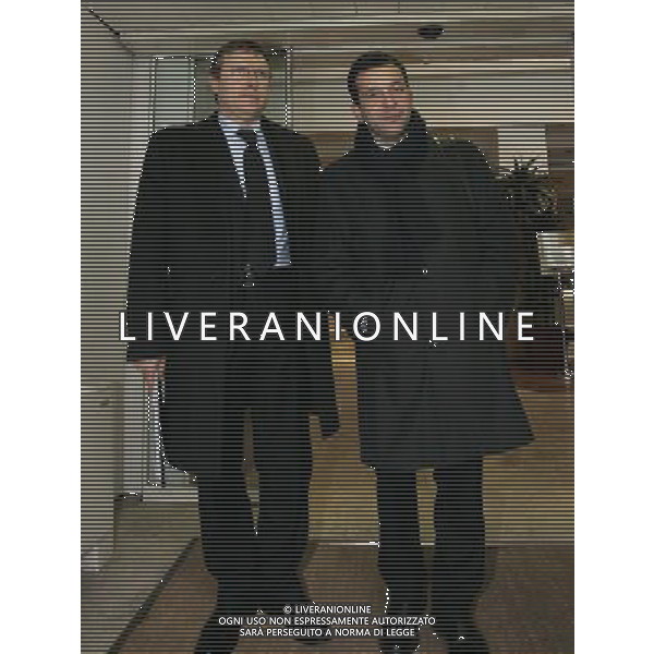 Consiglio Straordinario della Lega Calcio Roma 06/02/2007 nella foto: Pietro LO MONACO a Antonino PULVIRENTI ph Corradetti / ag. Aldo Liverani