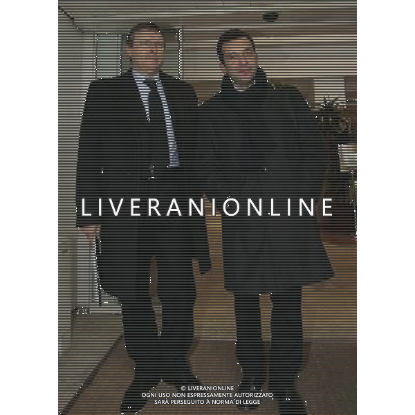 Consiglio Straordinario della Lega Calcio Roma 06/02/2007 nella foto: Pietro LO MONACO e Antonino PULVIRENTI ph Corradetti / ag. Aldo Liverani