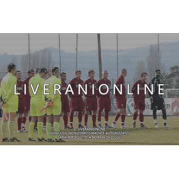 59¡Torneo Mondiale di Calcio Giovanile \'Coppa Carnevale\' di Viareggio - Gubbio(PG) - 07.02.2007 Torino - OFK Belgrado(Serbia) Nella Foto: Minuto di raccoglimento prima della partita per i fatti di Catania agenzia aldo liverani