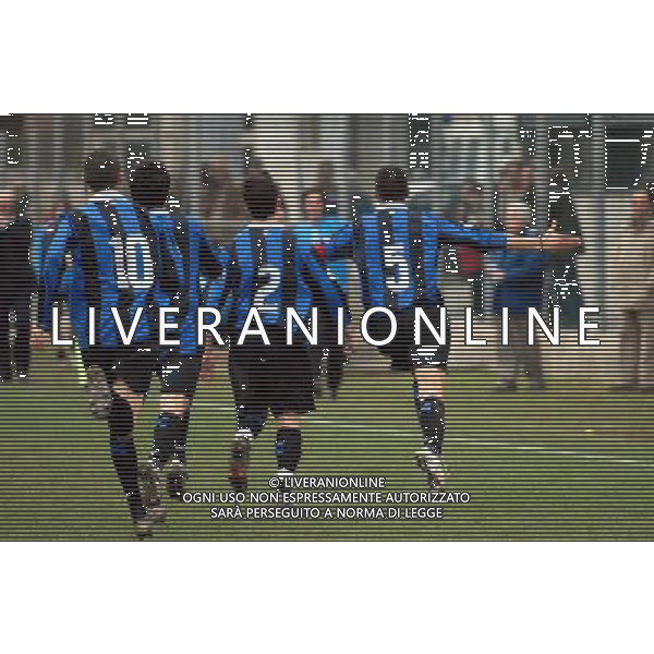 59¡Torneo Mondiale di Calcio Giovanile \'Coppa Carnevale\' di Viareggio - Rosignano Solvay(LI) - 12.02.2007 Inter - San Marino Nella Foto:Ph.Vitez/Bonucci Leonardo(Inter)esultanza
