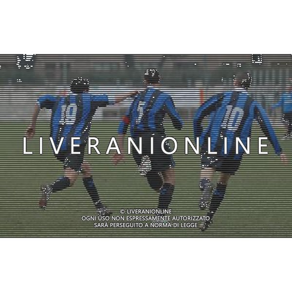 Inter - San Marino 59¡Torneo Mondiale di Calcio Giovanile \'Coppa Carnevale\' di Viareggio - Rosignano Solvay(LI) - 12.02.2007 Nella Foto: esultanza Bonucci Leonardo(Inter)dopo il gol Ph.Vitez/Ag. Aldo Liverani