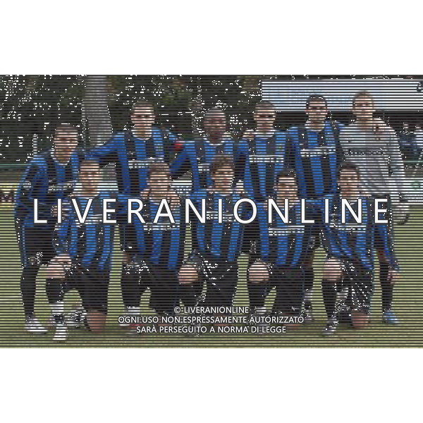 Inter - San Marino 59¡Torneo Mondiale di Calcio Giovanile \'Coppa Carnevale\' di Viareggio - Rosignano Solvay(LI) - 12.02.2007 Nella Foto: formazione Inter Ph.Vitez/Ag. Aldo Liverani